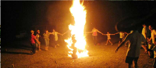 Camp fire Dance
